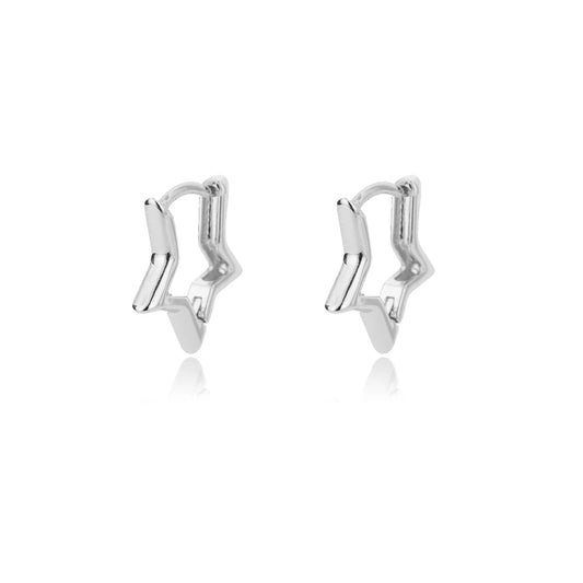 Star Hoop Earrings New Trend  In Luxury