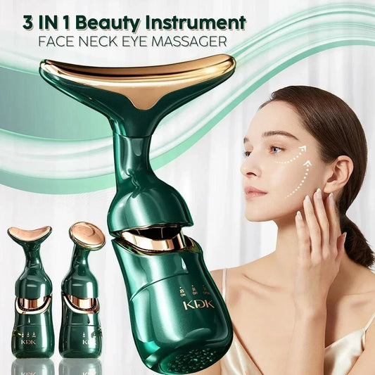 3 In 1 Facial Lifting Device Neck Facial Eye Massage Face Slimmer.