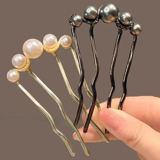 Hairpins Hair Clips for Women Elegant Style Metal Forks Vintage
