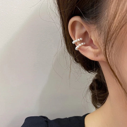 Ear Cuff Clip Earrings Non-Piercing Bone C-shaped Without Puncture Minimalist