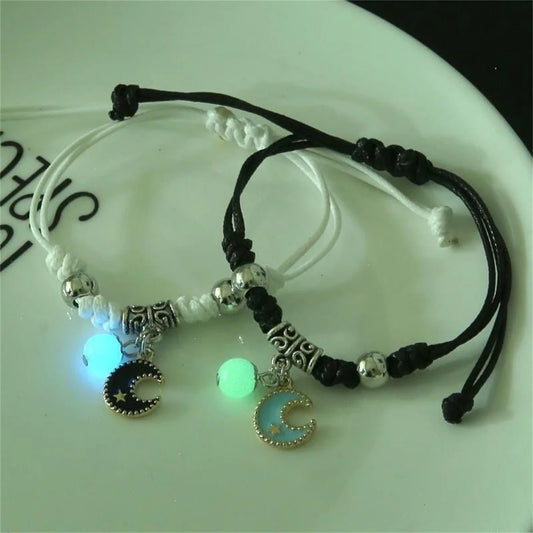 Star Couple Bracelet Cat Flower Heart Bracelet