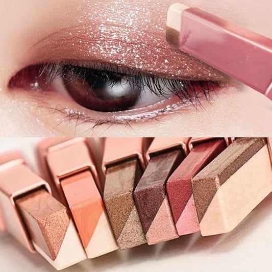 Two Color Gradient Eye Shadow Stick Three Dimensional Natural