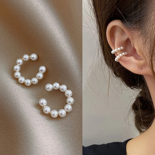 Ear Cuff Clip Earrings Non-Piercing Bone C-shaped Without Puncture Minimalist