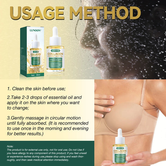 Collagen Compact Body Oil Marks, Chest Buttocks Skin Plump Skin Care for Women