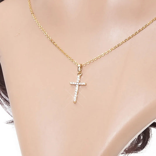 Cross Pendant Necklace Popular Design   Hip Hop With Zircon