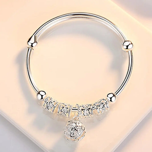 Bells Ball Bangles Adjustable Bracelets