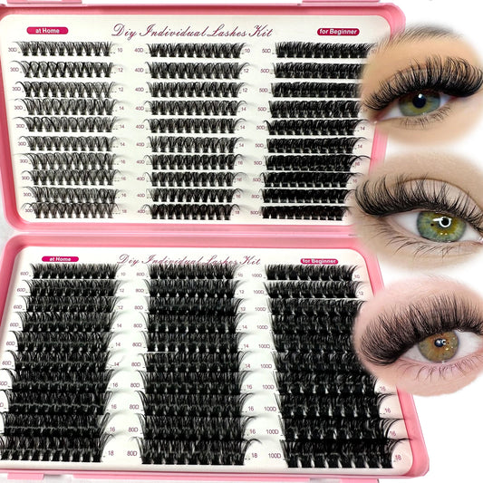 Individul Claster Eyeash Thick & Fluffy Extension