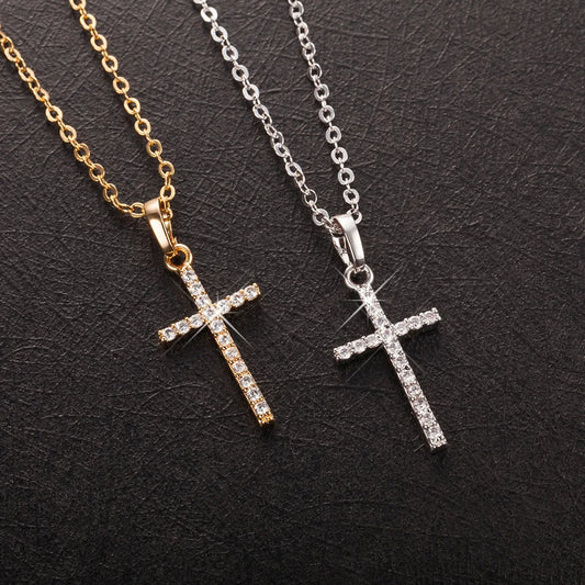 Cross Pendant Necklace Popular Design   Hip Hop With Zircon