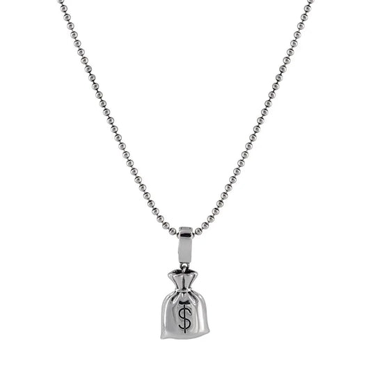 Sterling Silver U.S. Dolla Necklace Shape Sweater Chain